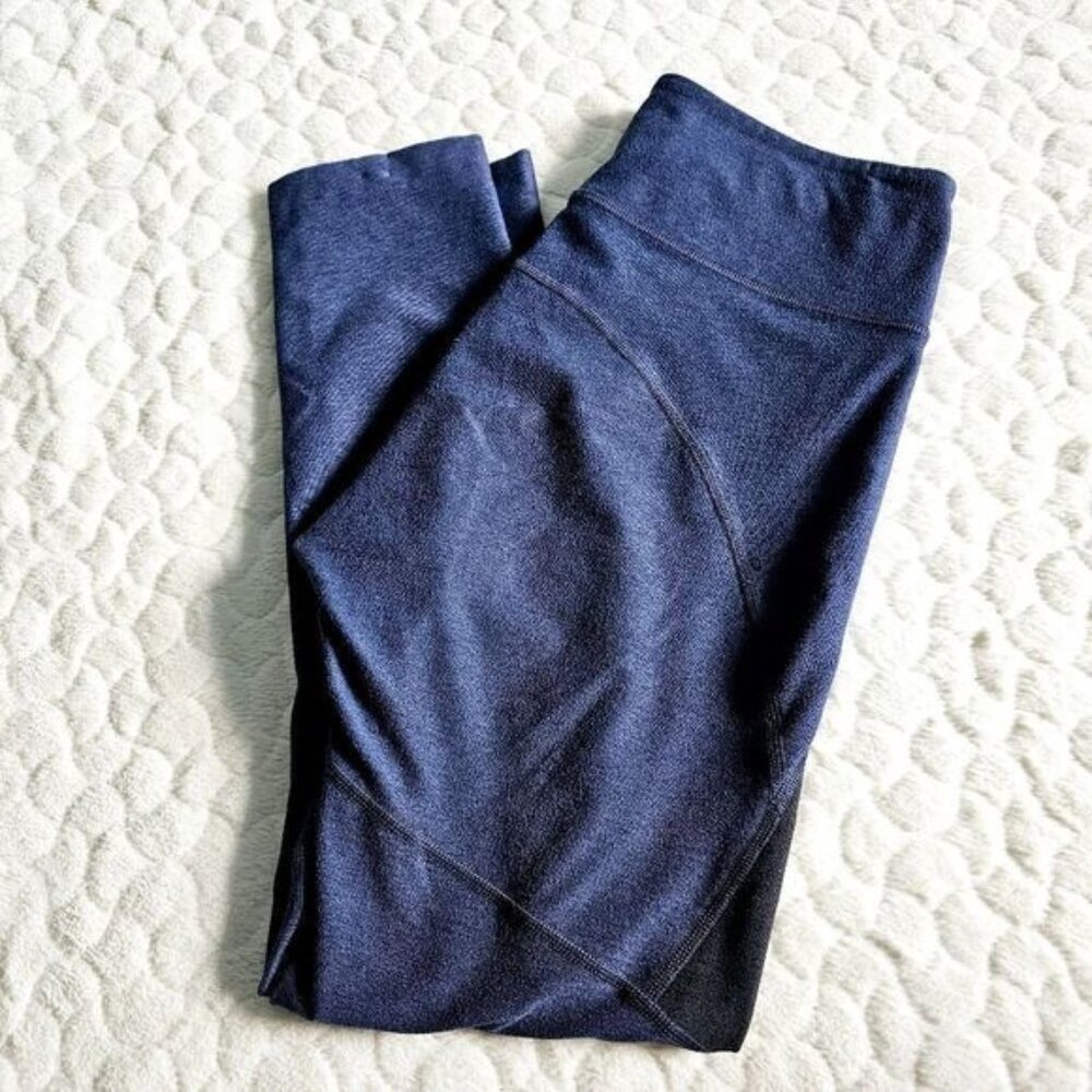 Outdoor Voices Leggings small blue black gorpcore